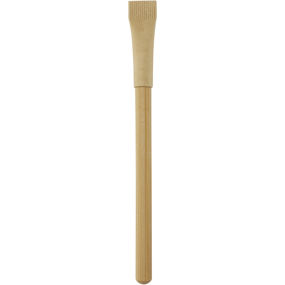 Logo trade promotional giveaways picture of: Seniko bamboo inkless pen