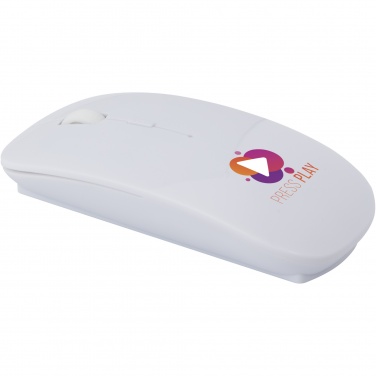 Logotrade promotional product picture of: Menlo RCS recycled plastic wireless mouse 