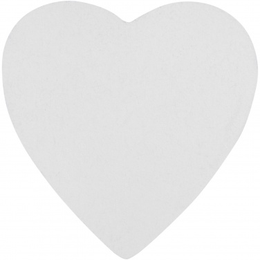 Logo trade promotional giveaways picture of: Sticky-Mate® heart-shaped recycled sticky notes