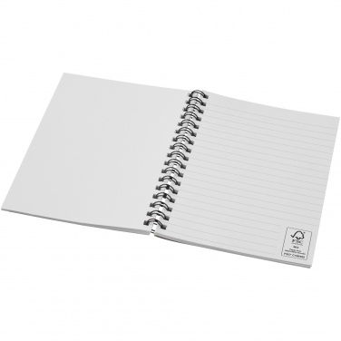 Logo trade promotional merchandise picture of: Desk-Mate® A6 colour spiral notebook