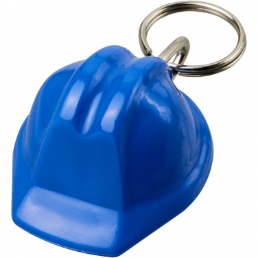 Logo trade promotional gift photo of: Kolt hard hat-shaped recycled keychain