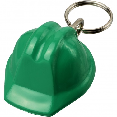 Logotrade promotional merchandise photo of: Kolt hard hat-shaped recycled keychain