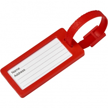 Logo trade promotional products image of: River recycled window luggage tag
