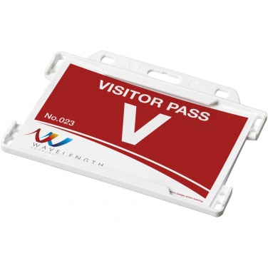 Logo trade promotional items image of: Vega recycled plastic card holder