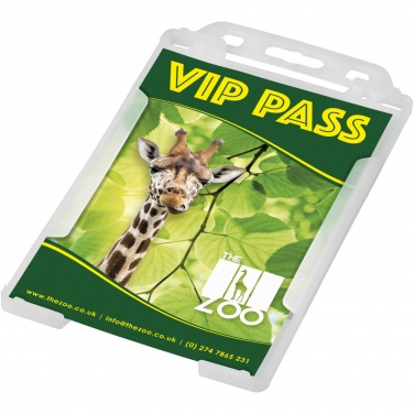 Logo trade promotional products picture of: Pierre recycled plastic card holder 