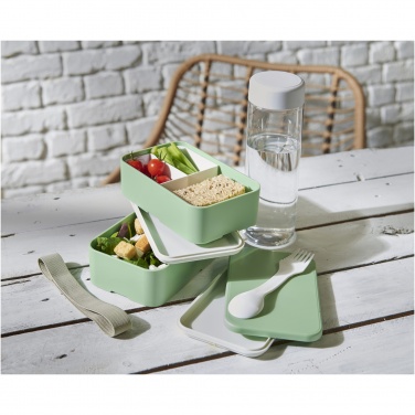 Logotrade promotional item image of: MIYO Renew double layer lunch box