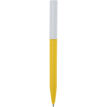 Logo trade promotional merchandise photo of: Unix recycled plastic ballpoint pen