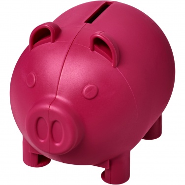 Logotrade promotional gift image of: Oink recycled plastic piggy bank