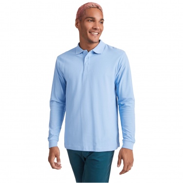 Logo trade promotional gift photo of: Estrella long sleeve men's polo