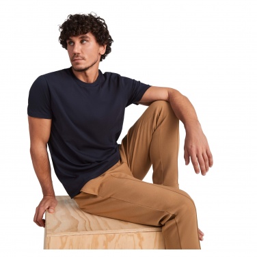 Logo trade promotional giveaways picture of: Golden short sleeve men's t-shirt