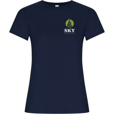 Logo trade promotional products image of: Golden short sleeve women's t-shirt