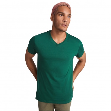 Logo trade promotional giveaway photo of: Samoyedo short sleeve men's v-neck t-shirt