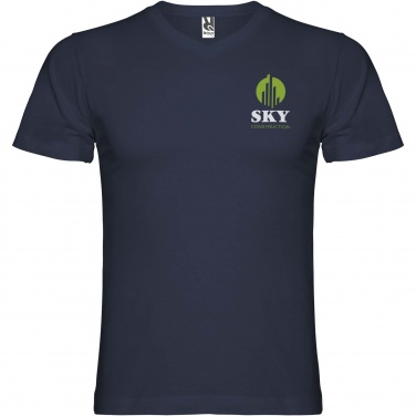 Logo trade promotional gift photo of: Samoyedo short sleeve men's v-neck t-shirt