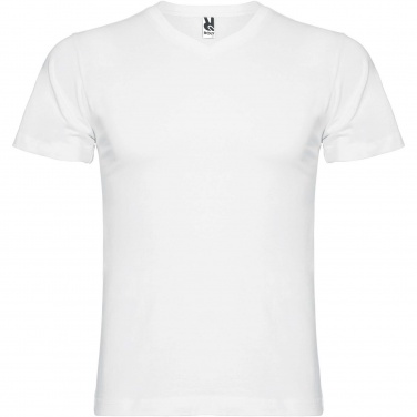 Logo trade promotional gifts picture of: Samoyedo short sleeve men's v-neck t-shirt