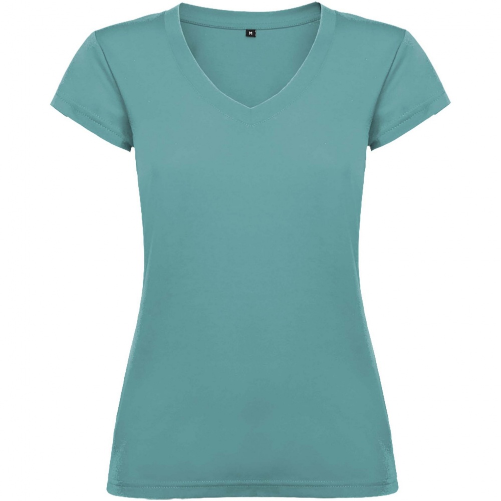 Logo trade promotional gifts picture of: Victoria short sleeve women's v-neck t-shirt
