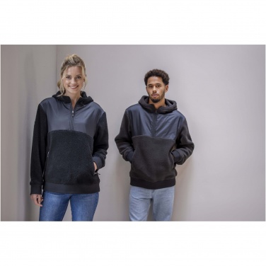 Logotrade promotional gift picture of: Evans unisex recycled sherpa fleece