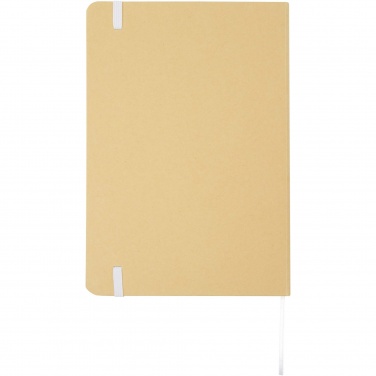 Logo trade promotional giveaways image of: Nelida A5 recycled cardboard hard cover notebook