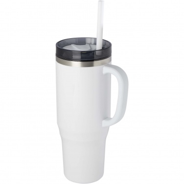 Logotrade promotional item image of: Melbourne 1200 ml RCS certified insulated tumbler with straw