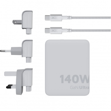 Logotrade corporate gift picture of: Xtorm XVC2140 GaN Ultra 140W travel charger with 240W USB-C PD cable