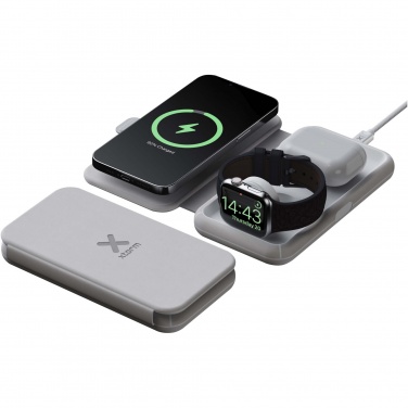 Logotrade promotional gift image of: Xtorm XWF31 15W foldable 3-in-1 wireless travel charger