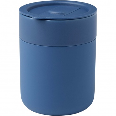Logotrade business gift image of: Java 330 ml ceramic tumbler with silicone wrap and plastic lid