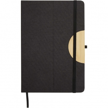 Logo trade advertising products picture of: Laura A5 hard cover notebook and ballpoint pen gift set