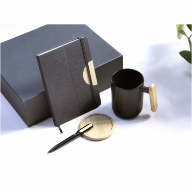 Logo trade promotional gifts picture of: Laura A5 hard cover notebook and ballpoint pen gift set
