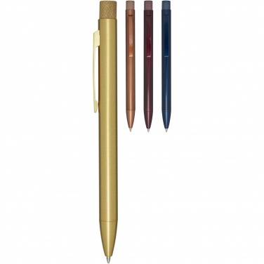 Logo trade promotional product photo of: Beatriz recycled brass ballpoint pen