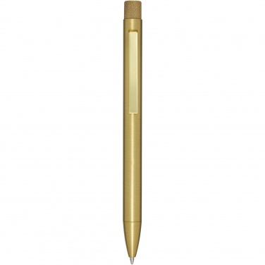 Logo trade promotional product photo of: Beatriz recycled brass ballpoint pen