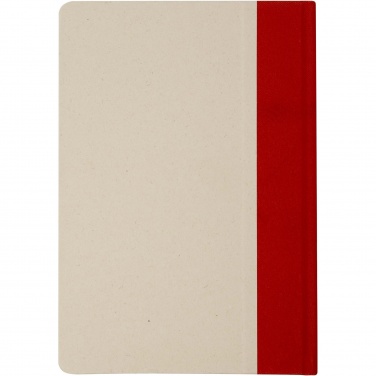 Logo trade promotional gifts picture of: Liliana A5 sugar cane plastic hard cover notebook