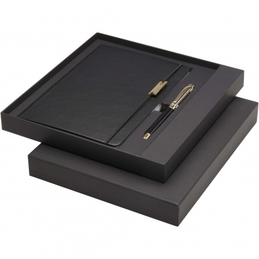 Logotrade promotional gifts photo of: Legato A5 notebook and rollerball pen set 