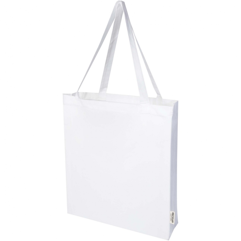 Logotrade corporate gifts photo of: Madras 140 g/m² GRS recycled cotton gusset tote bag