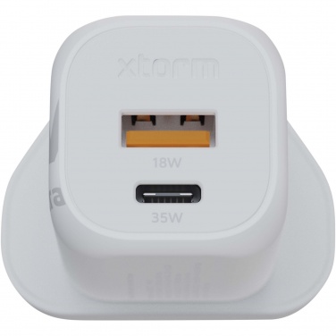 Logotrade corporate gift picture of: Xtorm XEC035 GaN² Ultra 35W wall charger - UK plug