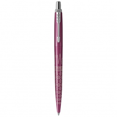Logo trade advertising products picture of: Parker Jotter SE Global Icons colour trim ballpoint pen