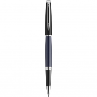 Logotrade business gifts photo of: Hemisphere colour blocking rollerball pen with palladium trim
