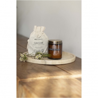 Logotrade promotional gift picture of: Wellmark cedar wood scented candle medium