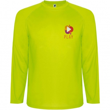 Logo trade advertising products image of: Montecarlo long sleeve men's sports t-shirt