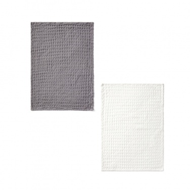 Logo trade promotional items picture of: VINGA Cromer waffle kitchen towel, 2 pcs