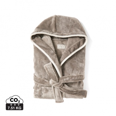 Logo trade corporate gift photo of: VINGA Louis luxury plush GRS RPET robe size S-M