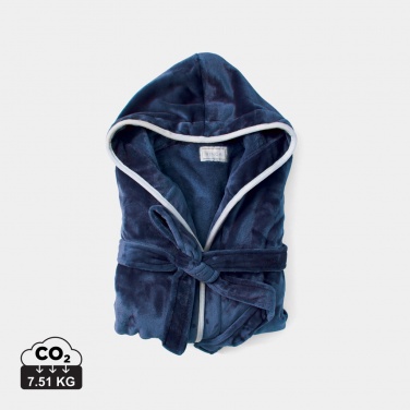 Logo trade advertising products image of: VINGA Louis luxury plush GRS RPET robe size S-M