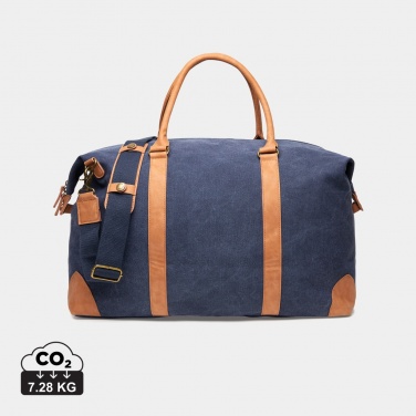 Logo trade promotional merchandise picture of: VINGA Bosler RCS recycled canvas weekend bag