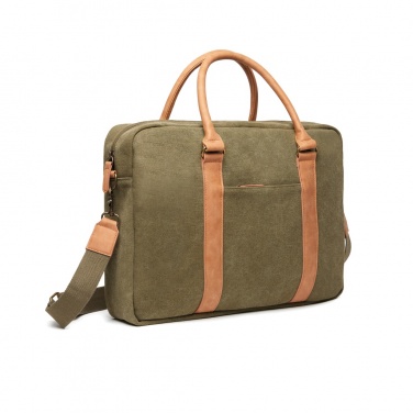 Logo trade advertising products image of: VINGA Bosler RCS recycled canvas computer bag