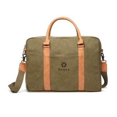 Logo trade promotional gifts picture of: VINGA Bosler RCS recycled canvas computer bag