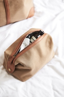 Logotrade promotional gift image of: VINGA Sloane toiletry bag RCS recycled polyester