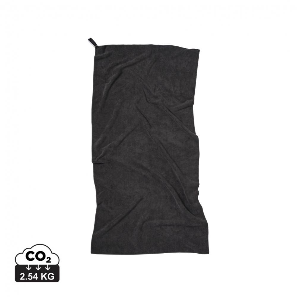 Logo trade promotional items image of: VINGA GRS RPET active dry towel 140 x 70cm