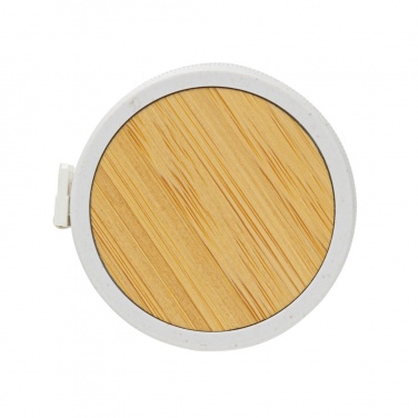 Logo trade promotional merchandise image of: RCS recycled plastic & bamboo tailor tape