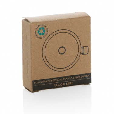 Logo trade promotional product photo of: RCS recycled plastic & bamboo tailor tape