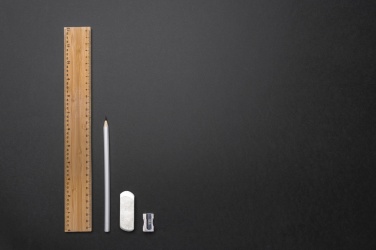 Logotrade promotional item image of: Timberson extra thick 30cm double sided bamboo ruler