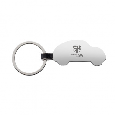 Logo trade promotional items image of: RCS recycled zinc alloy car keyring