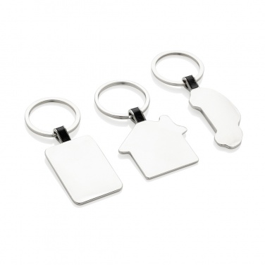 Logo trade promotional products picture of: RCS recycled zinc alloy car keyring